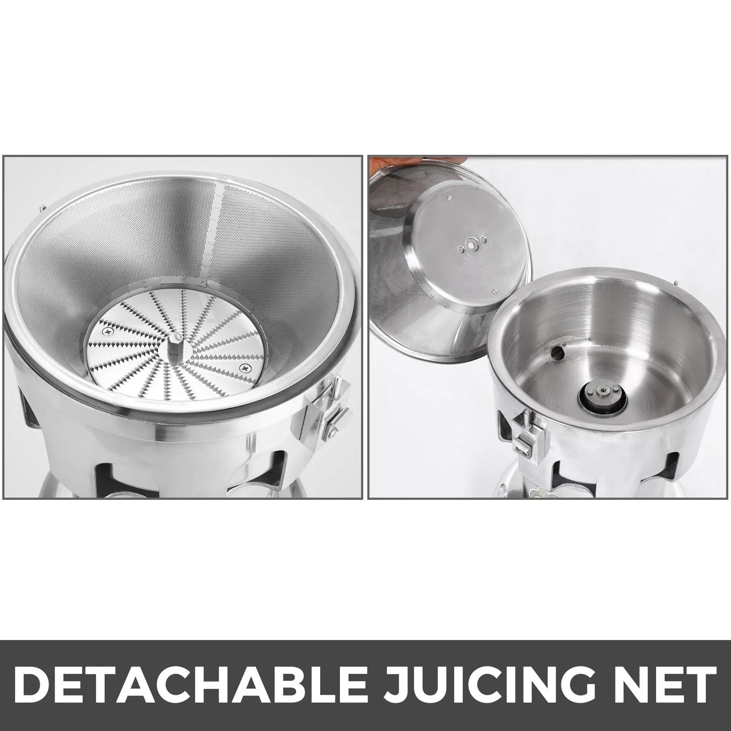 370W Electric Juice Extractor Stainless Steel Press