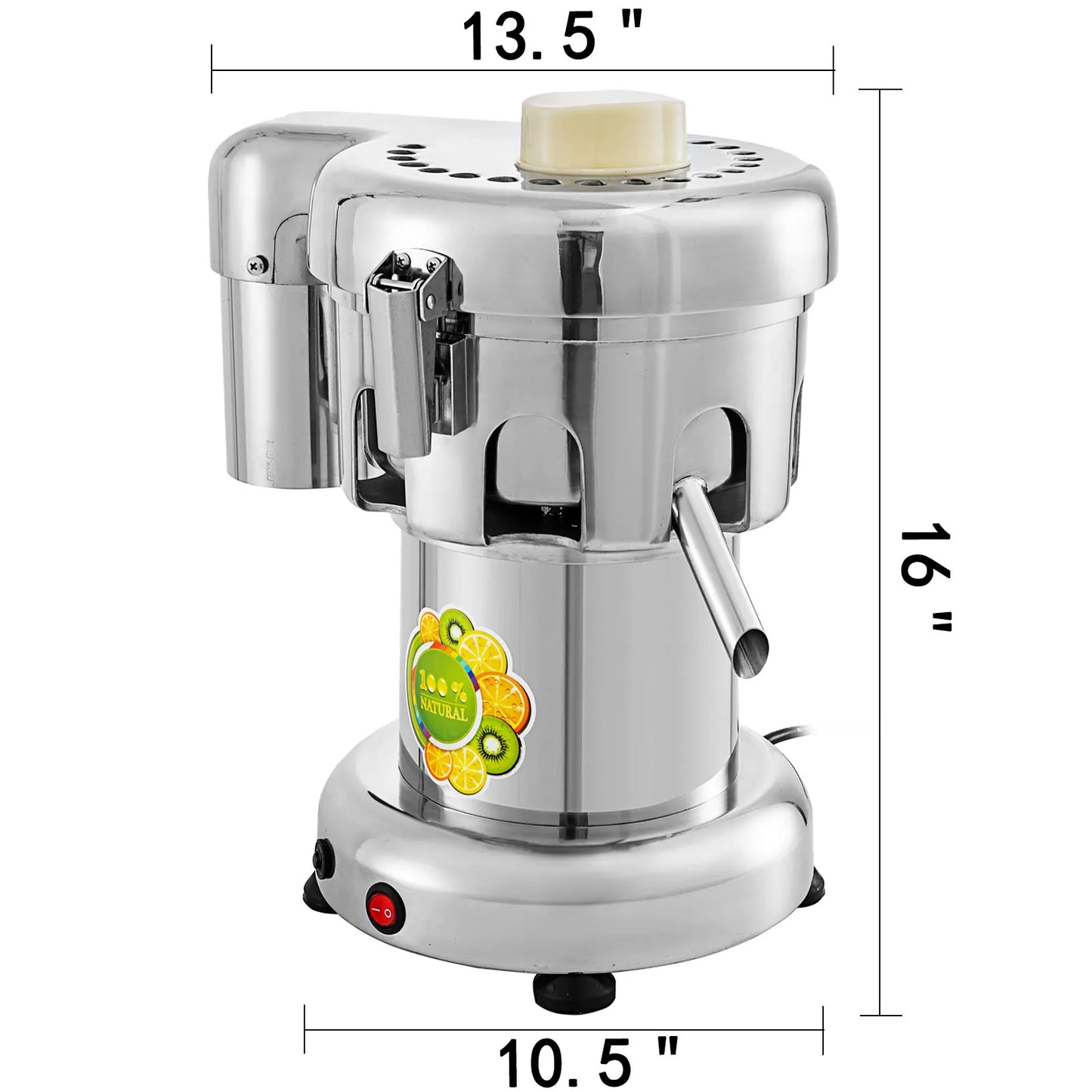 370W Electric Juice Extractor Stainless Steel Press