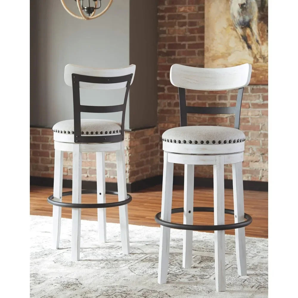 30" Modern Swivel Pub Height Barstool