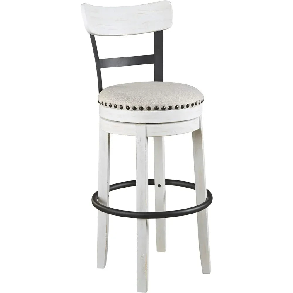 30" Modern Swivel Pub Height Barstool