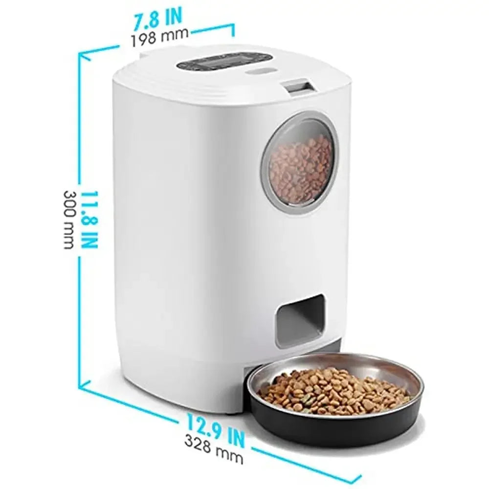 Automatic Cat Dog Feeder 4.5L Programmable