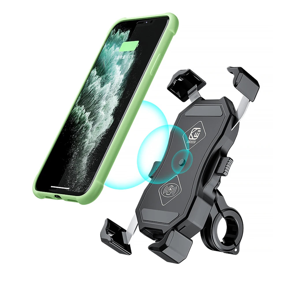 Automatic Clamping Motorcycle Phone Holder