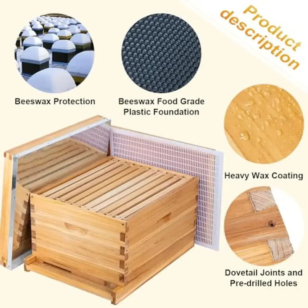 Bee Hive Starter Kit, Tool Set, and Supplies