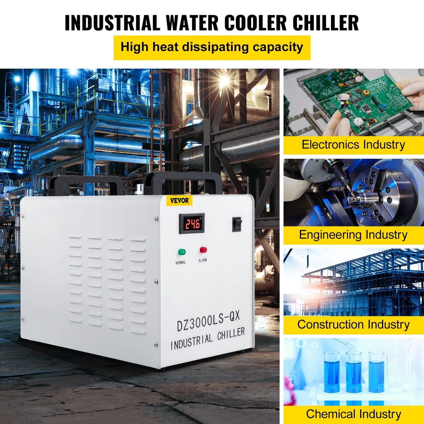 CW-3000 Laser Engraving Machine Chiller Thermolysis Industrial Water Cooler