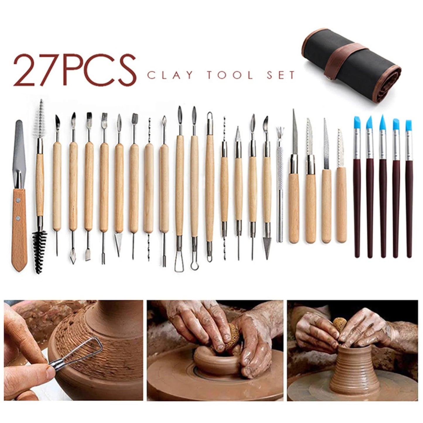 27 PCS Ceramic Clay Sculpting Tools