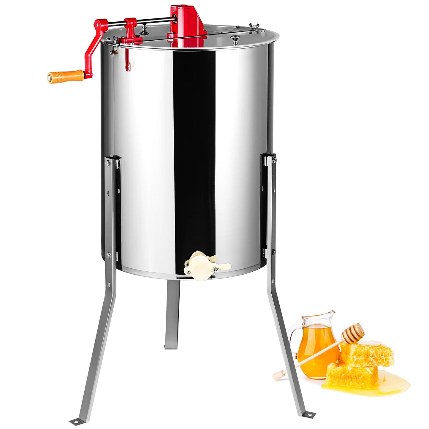 Manual Stainless Steel Honey Extractor 4/8 2/4 Frame