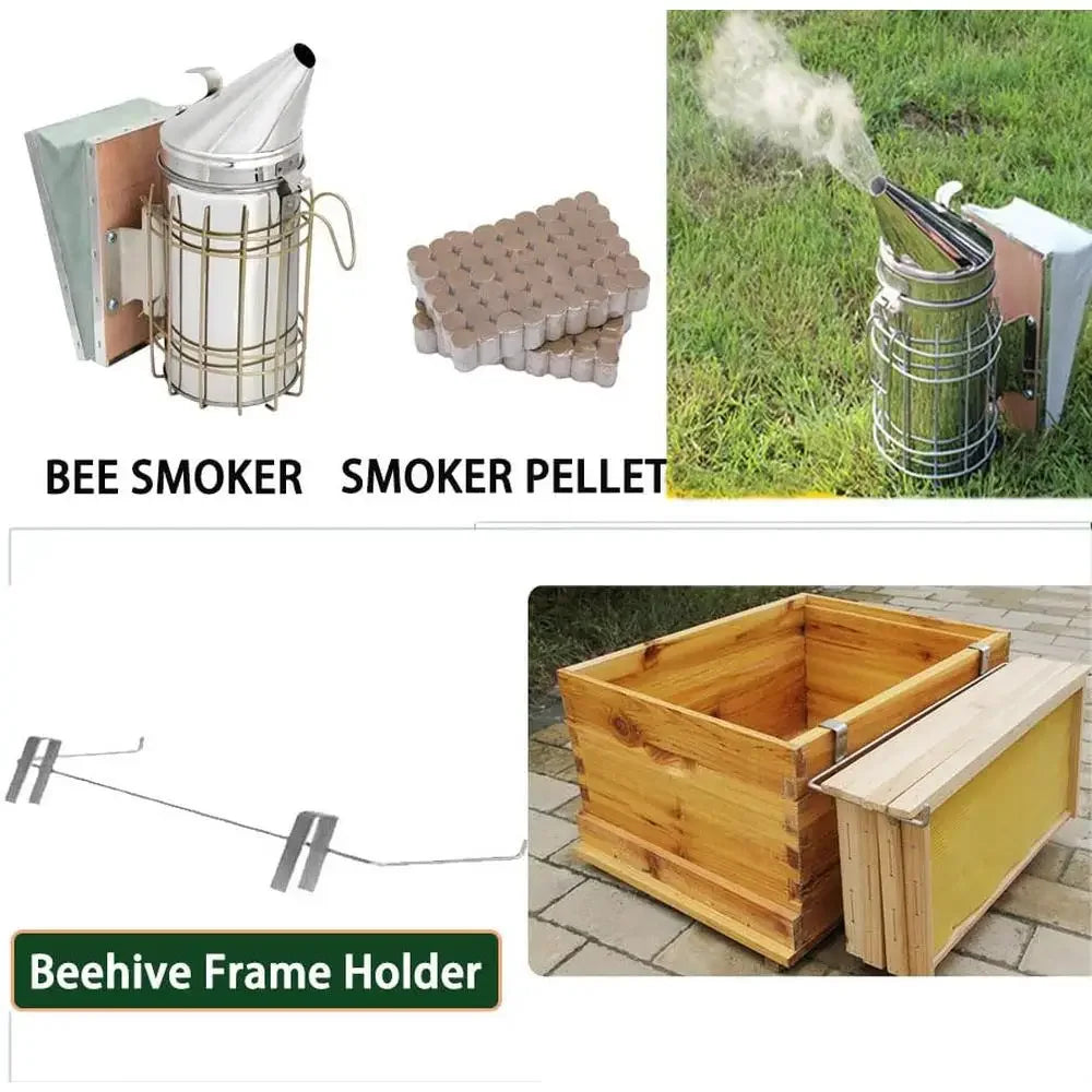 Double Layer Honey Bee Hive with Breathable Beekeeper Outfit XL Beekeeping Supplies