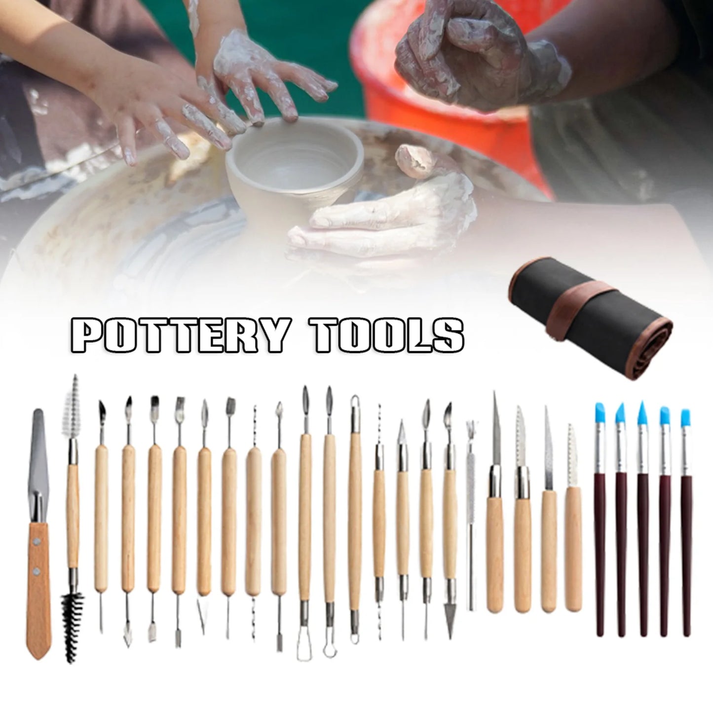 27 PCS Ceramic Clay Sculpting Tools