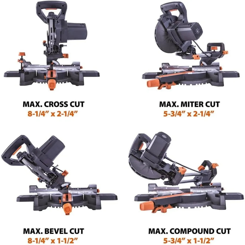 7-1/4" Multi-Material Compound Sliding Miter Saw