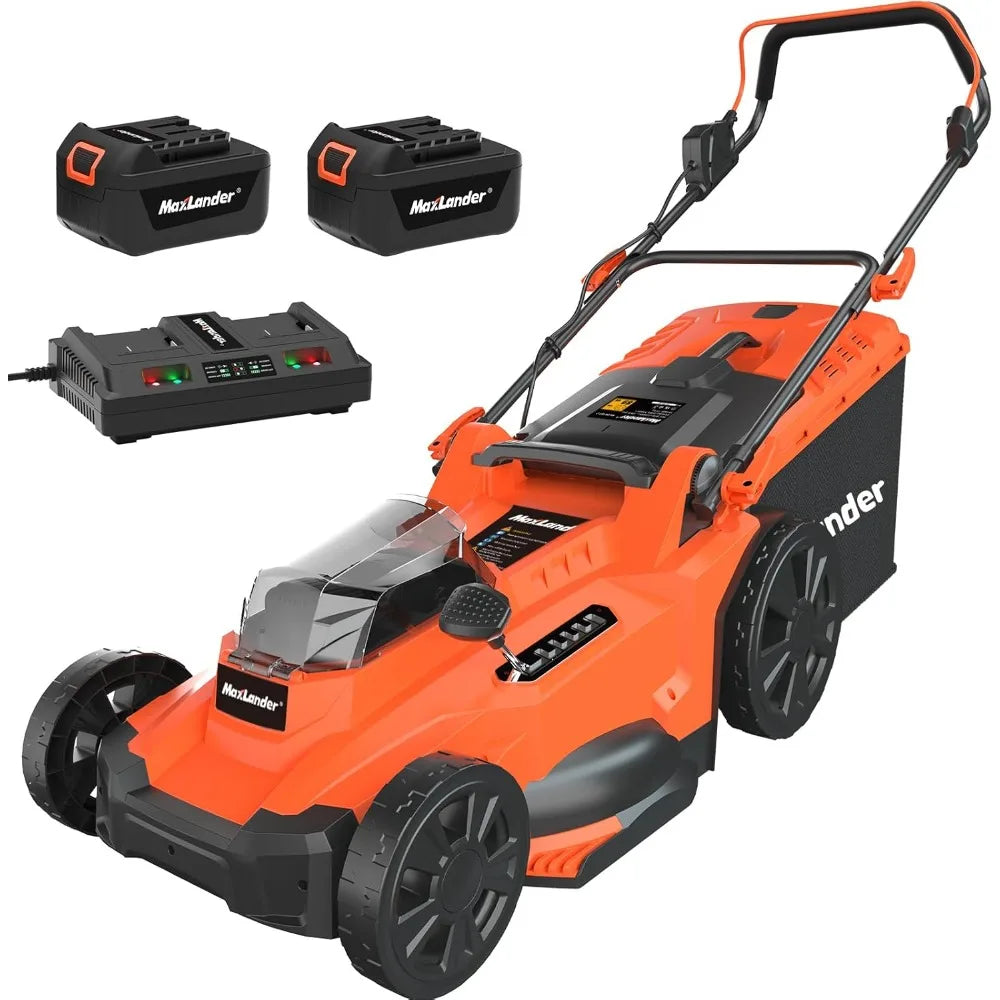 40V 2-in-1 Battery Powered Lawn Mower With Brushless Motor