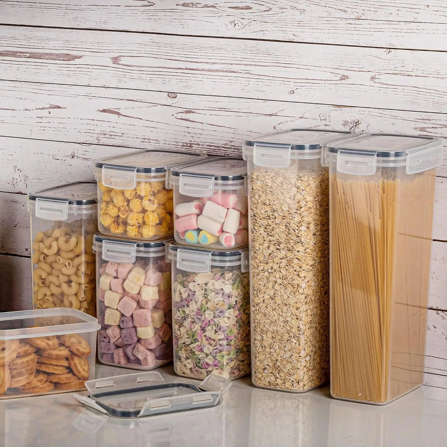 32pcs Airtight Food Storage Containers Set For Kitchen and Pantry