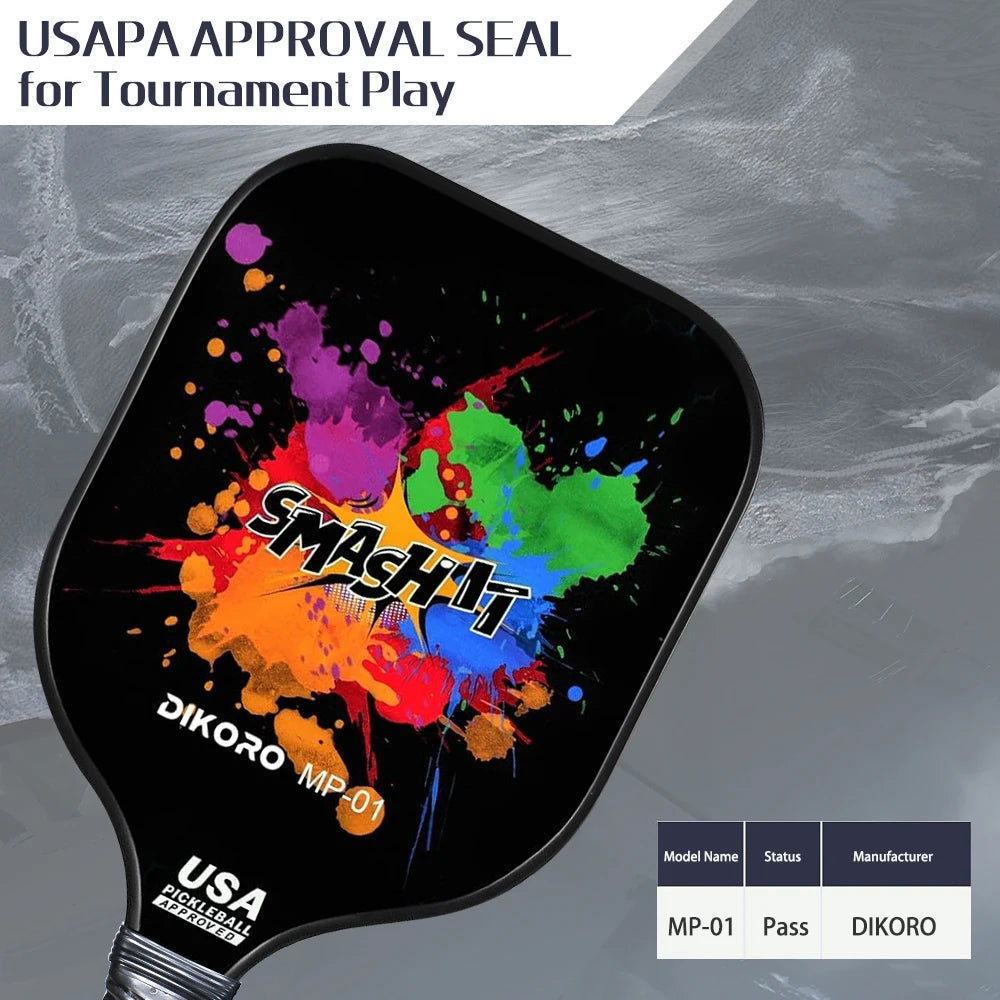 Pickleball Paddle Graphite Textured Surface USAPA Compliant