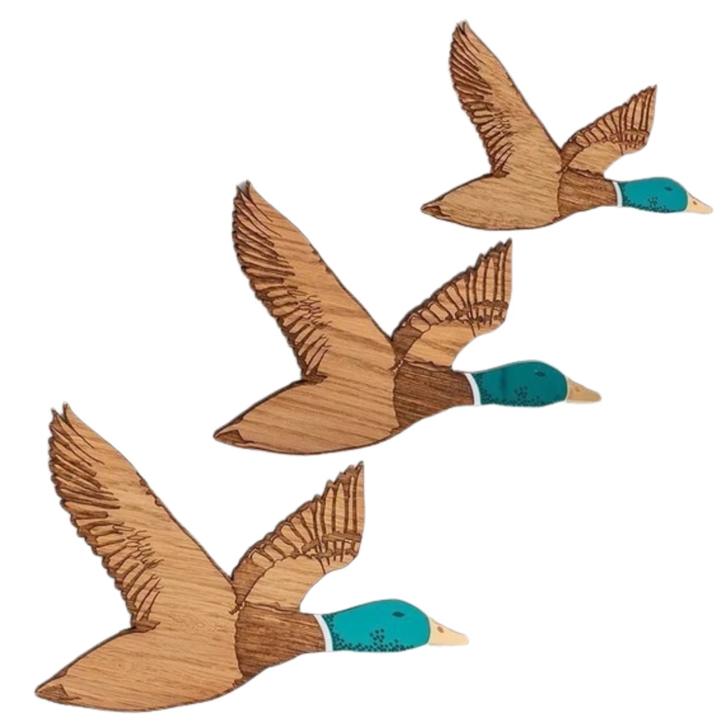 3 PCS Duck Decorative Wall Ornaments