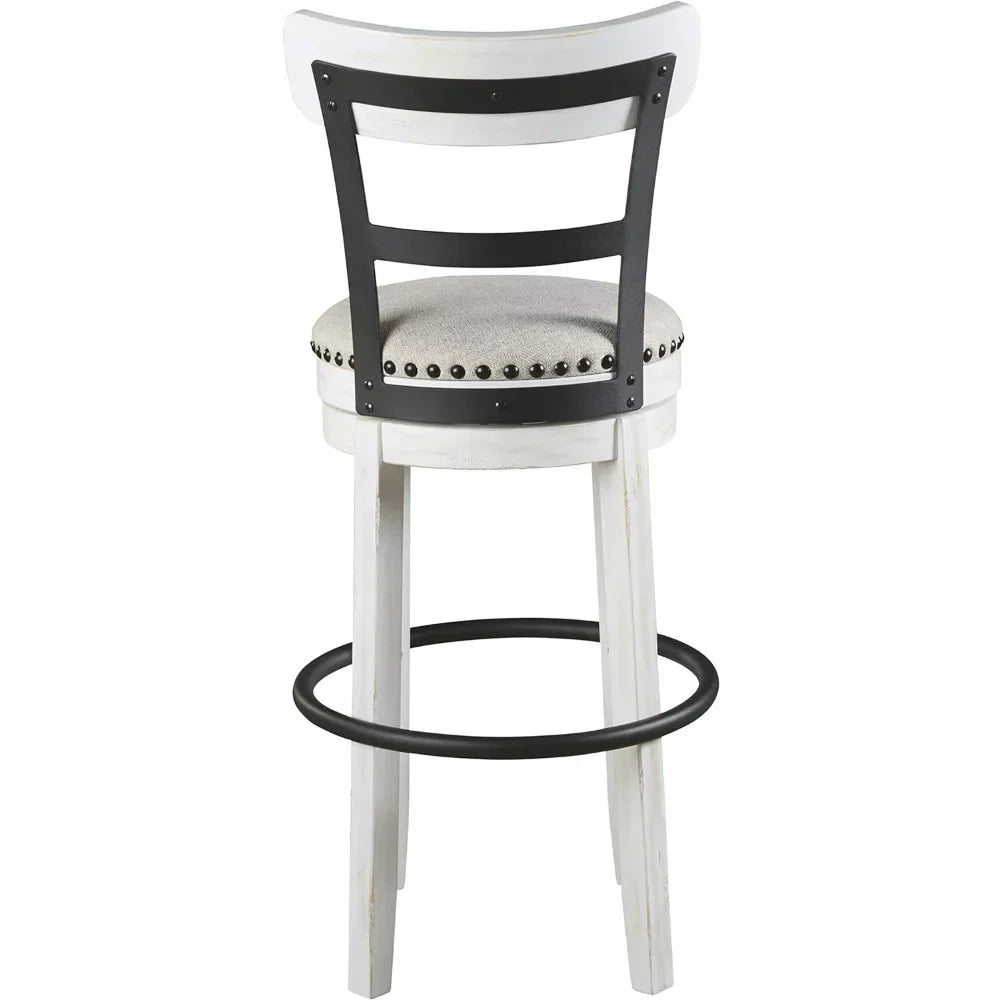 30" Modern Swivel Pub Height Barstool