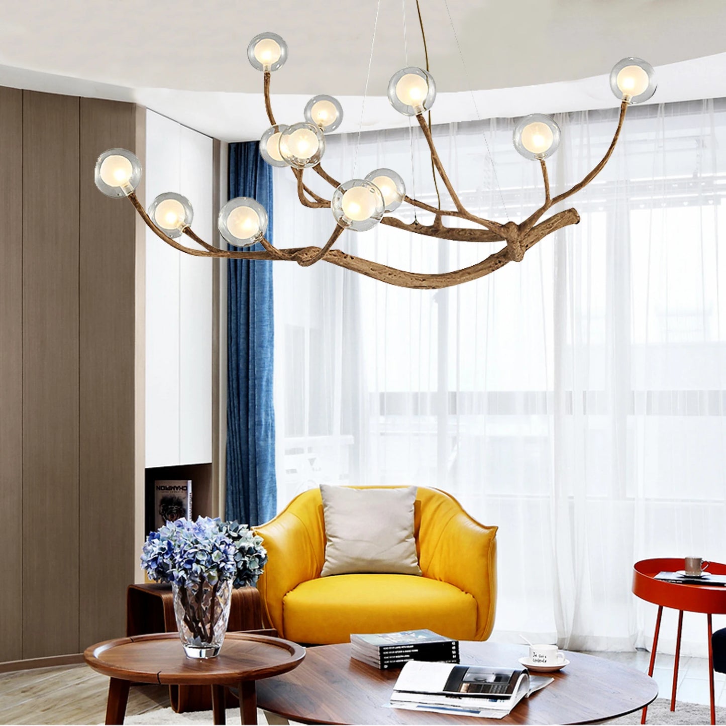 Retro Bionic Tree Branch Pendant Ceiling Light