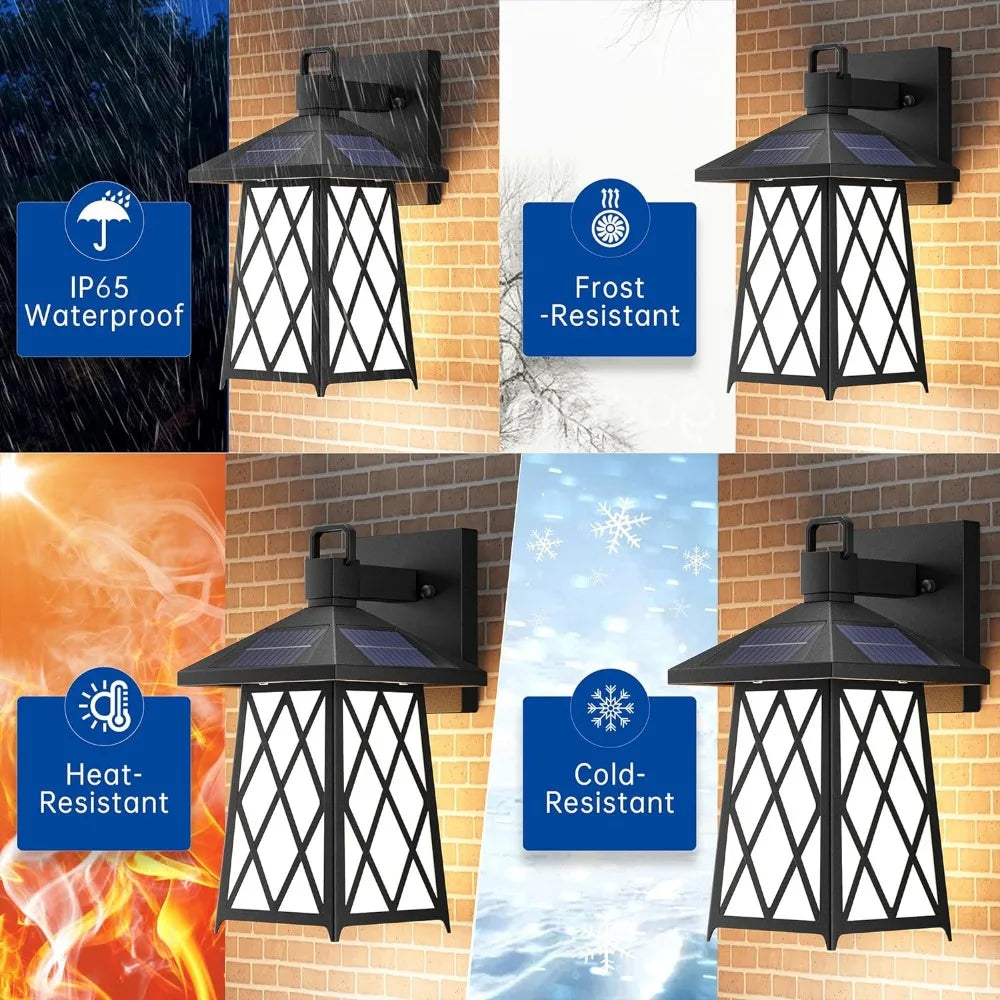 Outdoor  Solar Sconce Lights