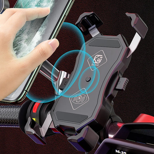 Automatic Clamping Motorcycle Phone Holder